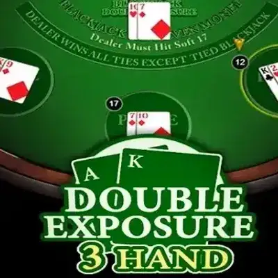 Blackjack Double Exposure 3 Hand by Habanero